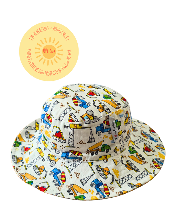 🚧 Reversible Bucket Hat – Dig Dig