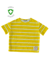 Zesty Yellow insect shield kids unisex tee – lifestyle shot