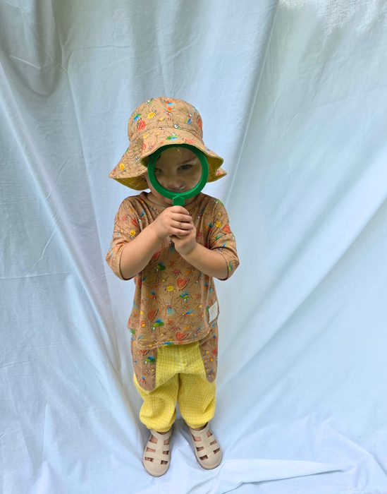 🐛 Reversible Bucket Hat – Clay