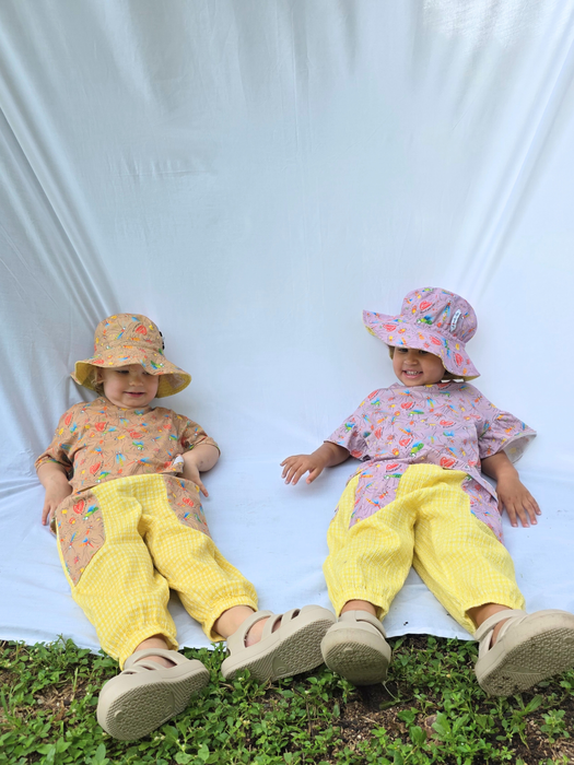 🐛 Reversible Bucket Hat – Clay